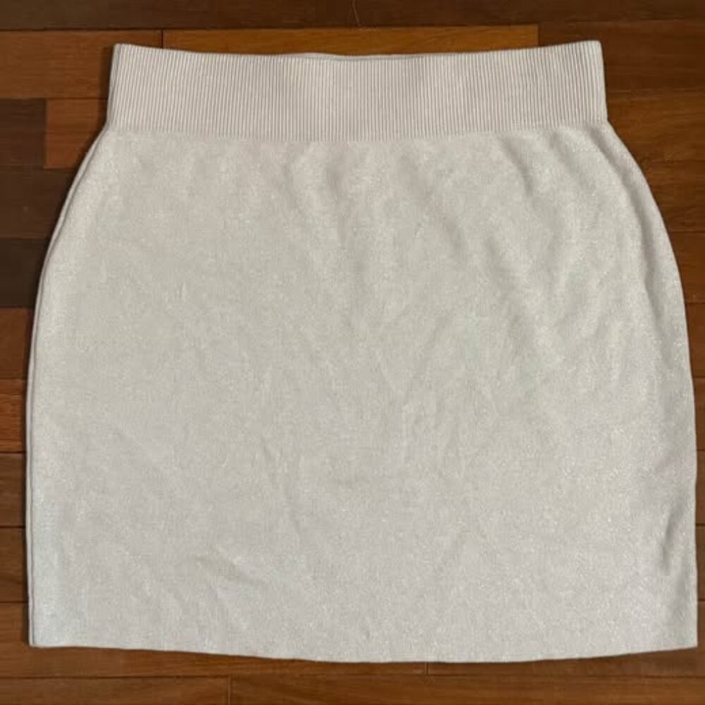 Banana Republic Shine Mini Sweater Skirt